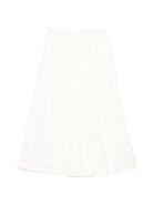 Gonna per bambina Balmain Kids bianca con stampa monogramma all-over BY7A60 S0192 102 BALMAIN KIDS 