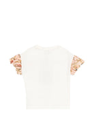 T-shirt per neonata ETRO KIDS bianca con stampa grafica GY8A51 Z3672 105 ETRO KIDS 