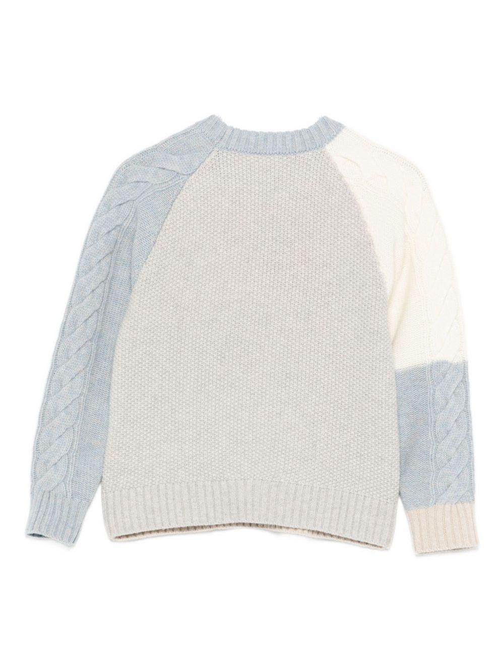 Maglione per bambino Eleventy Kids multicolore a girocollo EX9P00 W0217 999 ELEVENTY KIDS 