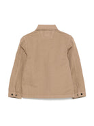 Giubbino per bambino C.P. Company Kids marrone con logo CUA001LZC01 20262 C.P.COMPANY KIDS 