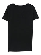 T-shirt per bambino John Richmond Junior nero con logo RGA25009TS BLACK JOHN RICHMOND JUNIOR 