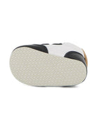 Scarpine primi passi per neonato Boss Kids bianche e nere con design a inserti J53243 09B BOSS KIDS 