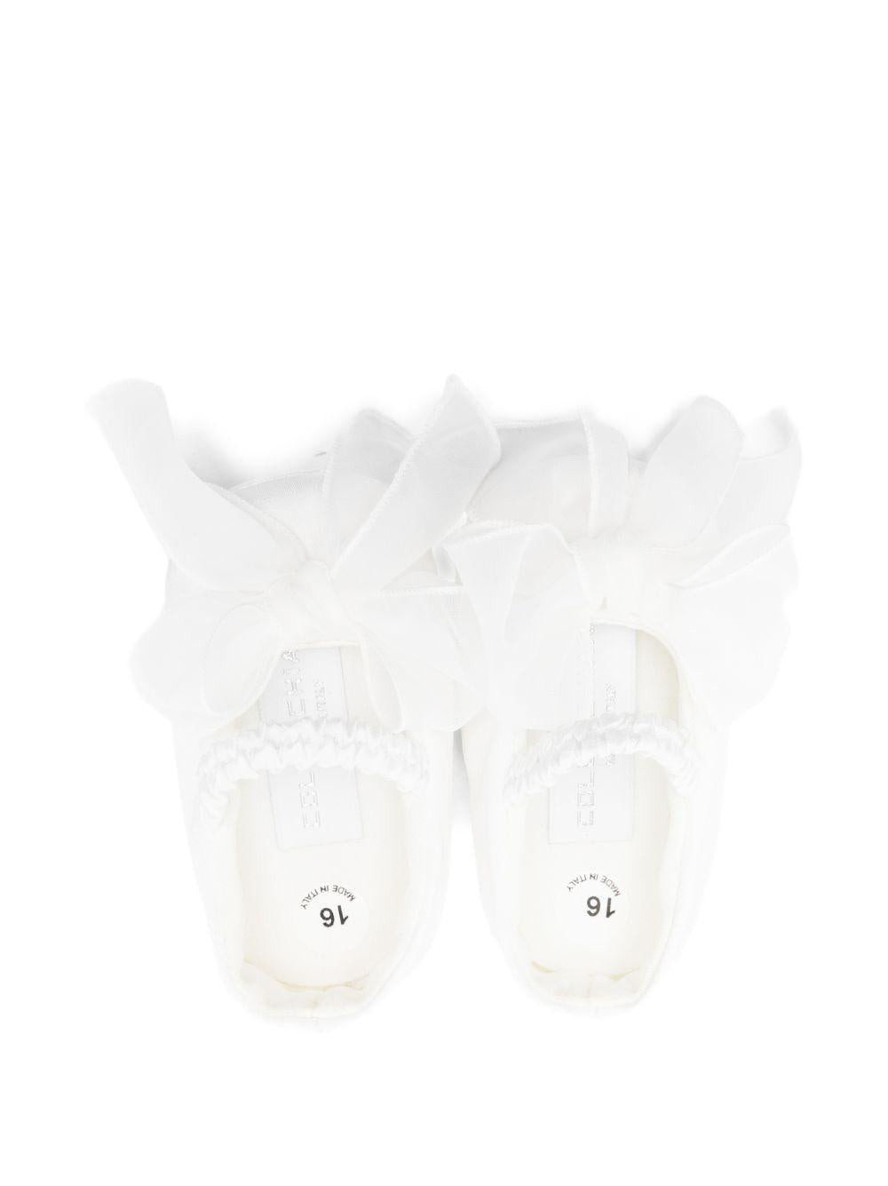 Ballerine per neonata Colorichiari bianche con fiocco FN958516 2636 15 COLORICHIARI KIDS 