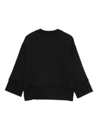 Felpa per bambina MSGM Kids nero con logo sul davanti F5MSJGSW151 110 MSGM KIDS 