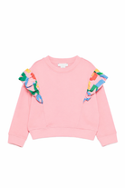 Felpa per bambina Stella McCartney Kids rosa con ruches TY4A70 Z0499 509 STELLA McCARTNEY KIDS 