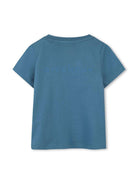 T-shirt per neonato Givenchy Kids blu con chiusura laterale con abbottonatura H30645 80V GIVENCHY KIDS 