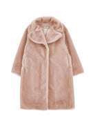 Cappotto per bambina Monnalisa Kids rosa con colletto 17H109 8034 0091 MONNALISA KIDS 