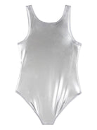 Costume da bagno per bambina Karl Lagerfeld Kids argento con decorazione Z31114 016 KARL LAGERFELD KIDS 