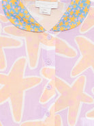 Camicia per bambina Stella McCartney Kids multicolore con stampa stelle marine TY5A21 Z3443 539MC STELLA McCARTNEY KIDS 
