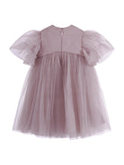 Abito per neonata Maison Ava rosa con decorazione in cristalli MA FW25 GC32 PINK MAISON AVA 