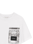 T-shirt per bambino The Marc Jacobs Kids bianca con stampa grafica sul davanti W60846 10P THE MARC JACOBS KIDS 