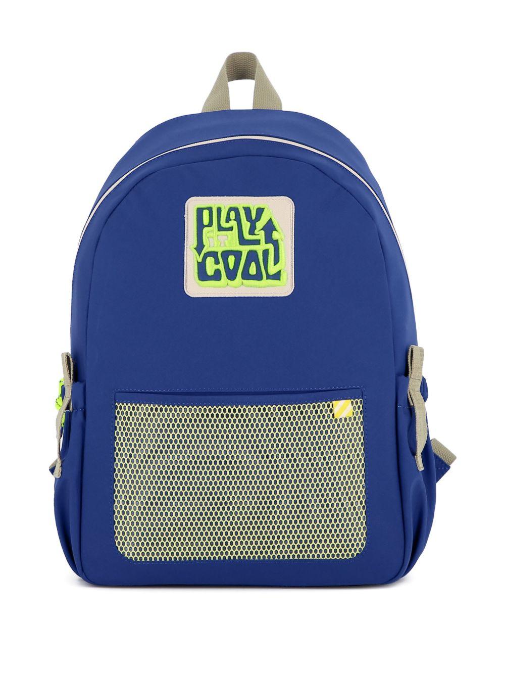 Zaino per bambini Billieblush blu con tasca in rete U22072 843 BILLIEBLUSH KIDS 