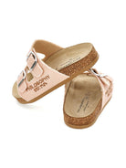 Ciabatte per bambina Philosophy di Lorenzo Serafini Kids rosa dettaglio logo sui lati I8G007 7717 0090 PHILOSOPHY KIDS 