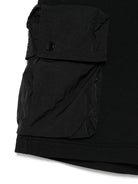 Shorts sportivi per bambino C.P. Company Kids nero con tasche laterali CUQ00ELCA69 60100 C.P.COMPANY KIDS 