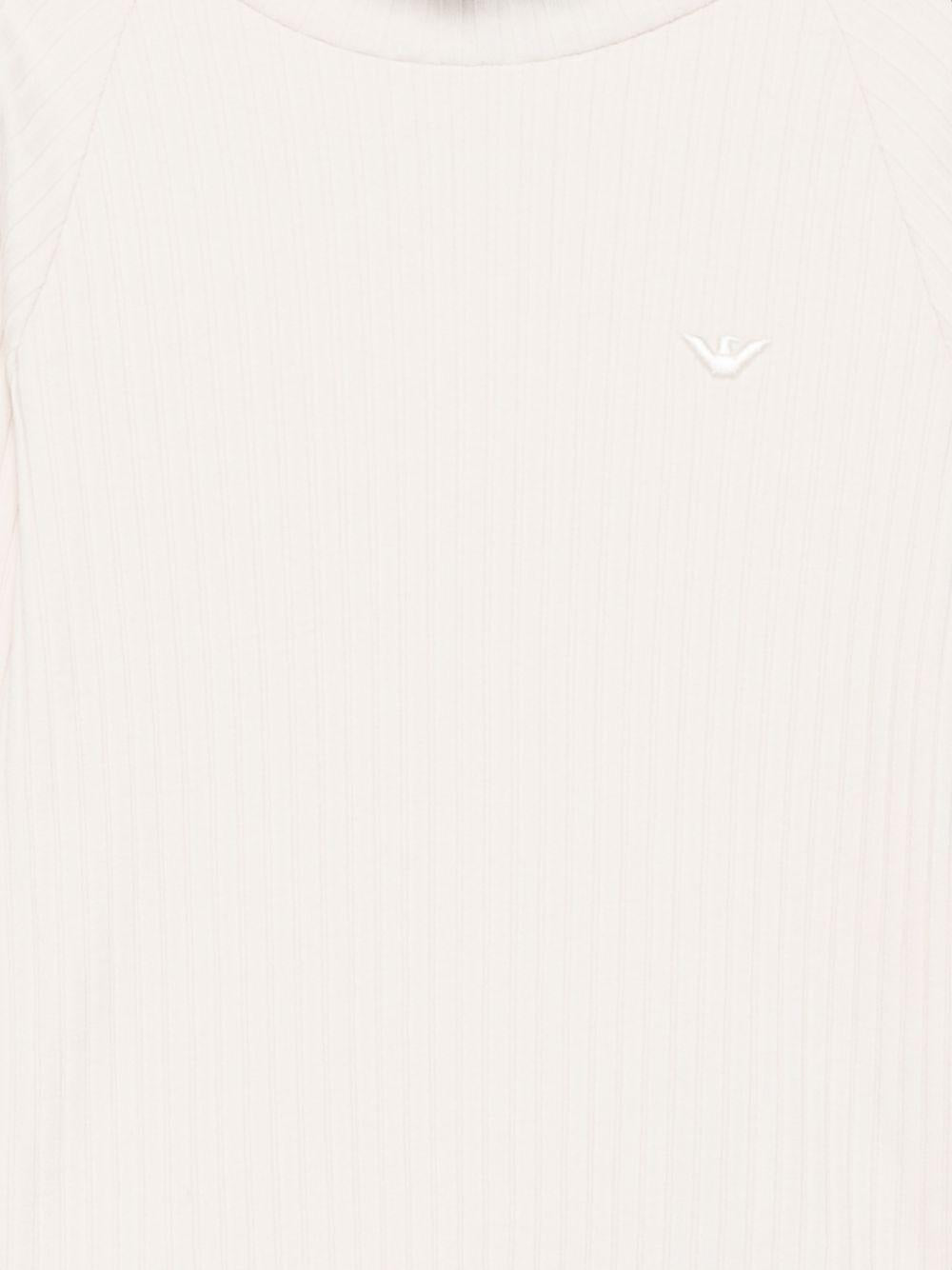 Maglione tote per bambina Emporio Armani Kids bianco crema con scollo alto EG000819 AF26099 U1009 EMPORIO ARMANI KIDS 
