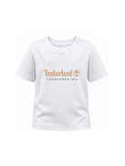 T-shirt per bambino Timberland Kids bianca con stampa logo T60968 10P TIMBERLAND KIDS 
