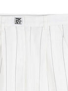 Pantaloni per bambina DKNY Kids bianchi con design gessato D62690 Z40 DKNY KIDS 