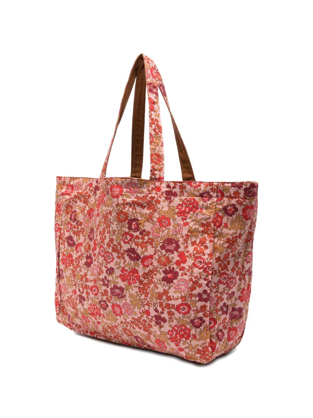 Borsa a tracolla per bambina Bonpoint multicolore con stampa floreale S06GBAW00014 520 BONPOINT 