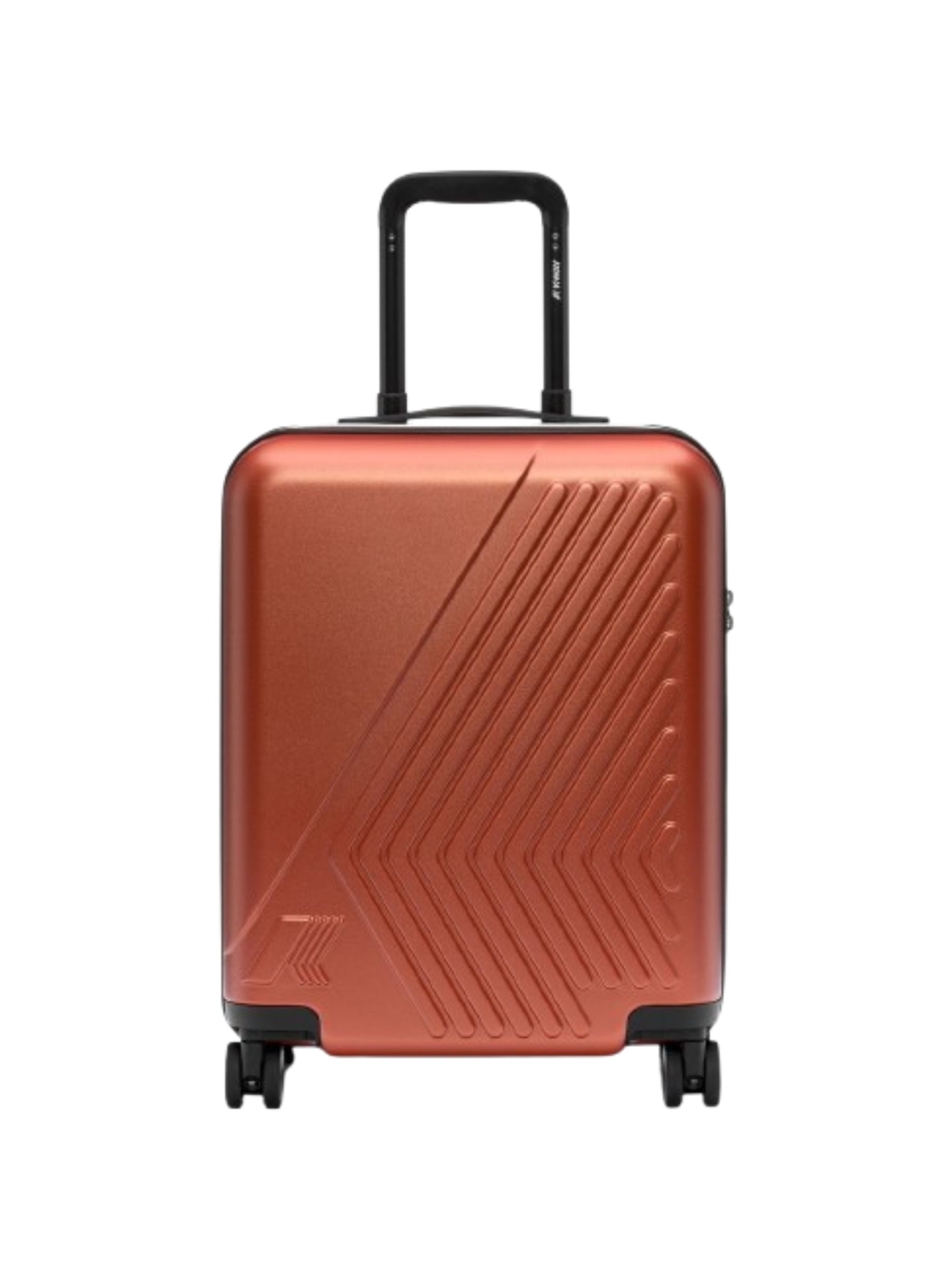 Trolley Eudoxie K-Way Kids arancione con monogramma tono su tono K4125ZW 896 K-WAY KIDS 