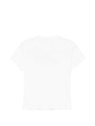 T-shirt da donna MC2 Saint Barth bianca con dettaglio logo ricamato EMI0001 09102L MC2 ST. BARTH 
