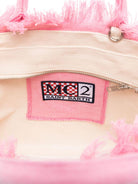 Borsa tote Colette MC2 Saint Barth rosa con stampa logo COL0018 00142L MC2 ST. BARTH KIDS 