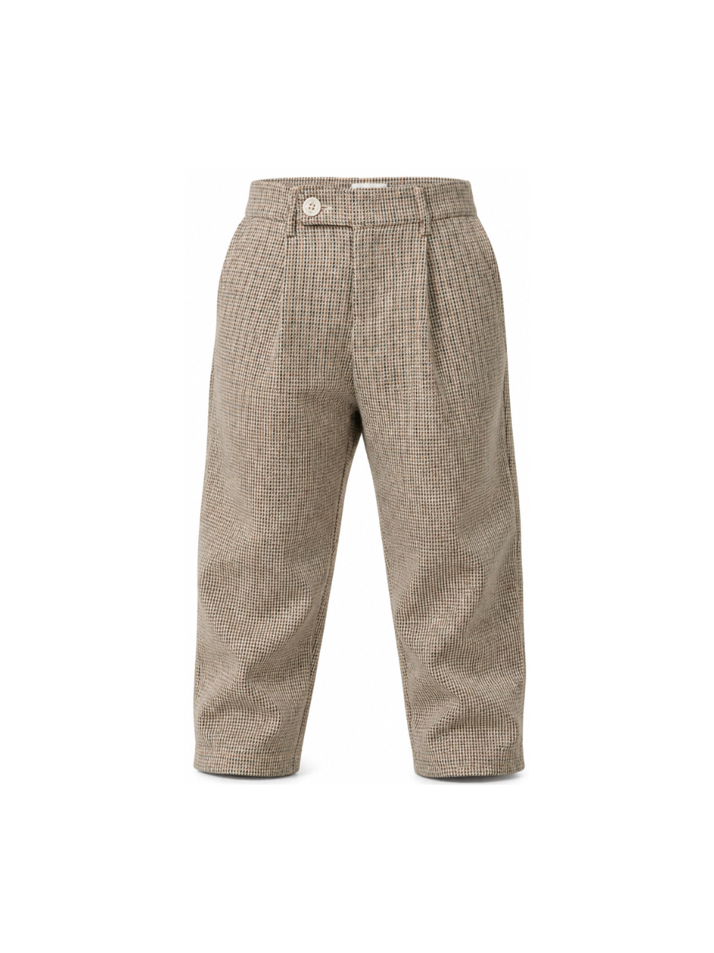 Pantaloni per bambino Eleventy Kids beige con fantasie pied-de-poule EZ6H20 I0345 115NE ELEVENTY KIDS 