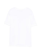 T-shirt per bambino MSGM Kids bianca con stampa grafica S6MSJBTH279 001 MSGM KIDS 