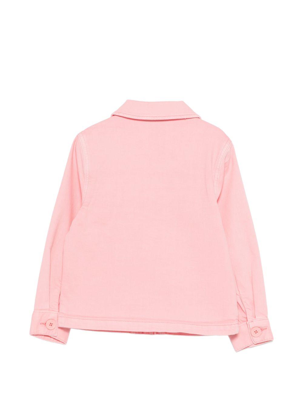 Giacca per bambina Stella McCartney Kids rosa con ricamo a fiori TY2A57 Z0156 509 STELLA McCARTNEY KIDS 