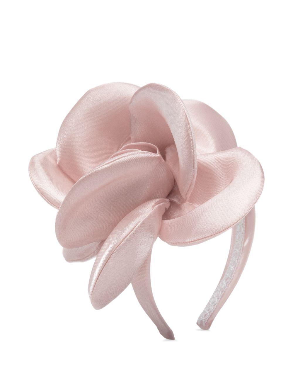 Cerchietto per capelli per bambina Colorichiari rosa con decorazione floreale FL948545 AF798 83 COLORICHIARI KIDS 