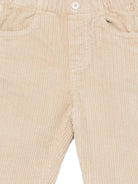 Pantaloni per neonato Il Gufo beige con tasche laterali A25GPL0021V6012 118 IL GUFO 