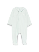 Tutina per neonati Petit Bateau Kids verde con colletto A0GAG 01 PETIT BATEAU KIDS 