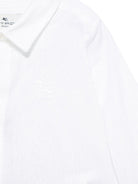 Camicia per neonato Etro Kids bianca con stampa paisley GW5500 P0472 100 ETRO KIDS 