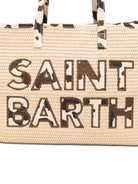 Borsa Vivian medium MC2 Saint Barth beige con rifiniture muccate VVID001 00370L MC2 ST. BARTH KIDS 