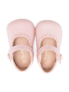 Scarpe primi passi per neonata Eli1957 rosa con soletta in pelle con logo 0350AL ROSPALE Eli Kids 