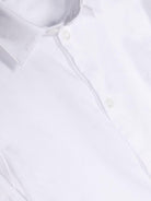 Camicia per bambino Emporio Armani Kids bianca con logo jacquard 8N4C09 1N06Z 0100 EMPORIO ARMANI KIDS 