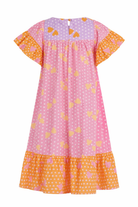 Abito per bambina Stella McCartney Kids rosa con stampa grafica cuori all- over TY1A31 Z3439 51UMC STELLA McCARTNEY KIDS 
