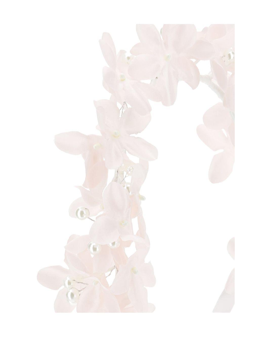 Coroncina per capelli per bambina Monnalisa rosa con decorazione floreale 79G008 7097 0092 MONNALISA 