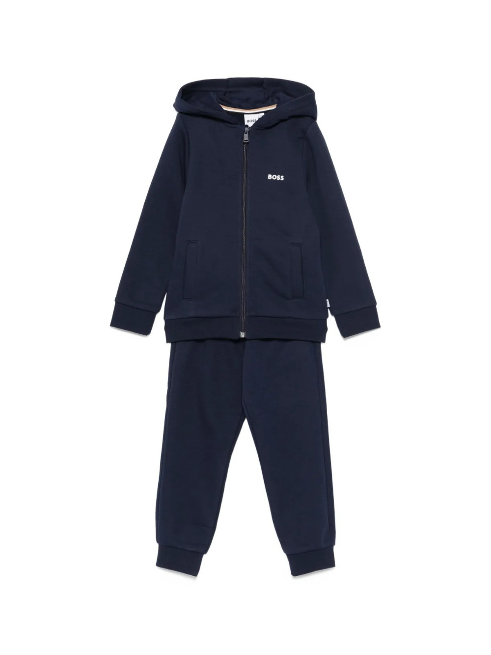 Tuta sportiva per bambino Boss Kids blu con cappuccio J52403 849 BOSS KIDS 