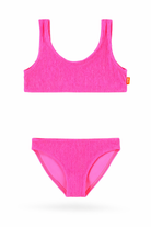 Bikini per bambina Molo Nola fucsia con trama effetto crêpe 8S26P106 8489 MOLO 