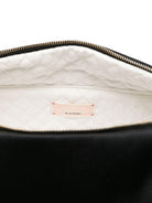 Borsa fasciatoio per neonati Elisabetta Franchi La Mia Bambina nera con ricamo ENBO0280RA016 N000 ElISABETTA FRANCHI KIDS 