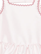 Abito per bambina Simonetta rosa con bordo aricciato SY1B02 S0251 515RS SIMONETTA KIDS 