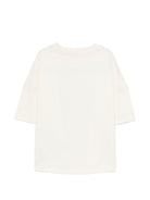 T-shirt per bambino Palm Angels Kids bianca con stampa grafica PBAA002S26JER003 002 PALM ANGELS KIDS 