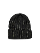 Cappello per bambina Monnalisa Kids nero con decorazioni con strass 17H004 8064 0050 MONNALISA KIDS 