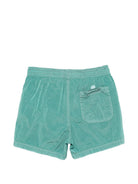 Costume da bagno per bambino Stone Island Junior verde con logo L1S16B100002S0043 V0044 STONE ISLAND KIDS 