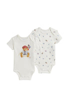 Set di due tutine per neonato Polo Ralph Lauren Kids bianche con stampa Polo Bear 320B14078 001 Ralph Lauren kids 