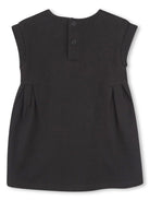 Abito per neonata Karl Lagerfeld Kids nero con stampa Ikon Karl Choupette Z30510 09B KARL LAGERFELD KIDS 