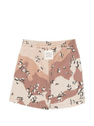 Shorts per bambina Douuod Kids multicolor con motivo camouflage DY6Q29 Z3843 108MA DOUUOD KIDS 