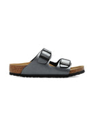 Ciabatte Arizona per bambini Birkenstock Kids grigio con doppia fibbia 1031690 BLACK BIRKENSTOCK KIDS 