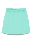 Gonna per bambina John Richmond Junior verde acqua con logo gommato RGP25010GO GREEN LIGHT JOHN RICHMOND KIDS 