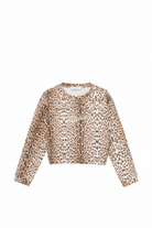 T-shirt per bambina Roberto Cavalli Kids animalier con scollo tondo CGP26086FE MACULA N.H. ROBERTO CAVALLI KIDS 